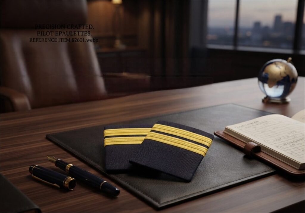 2 Golden Stripes Epaulettes