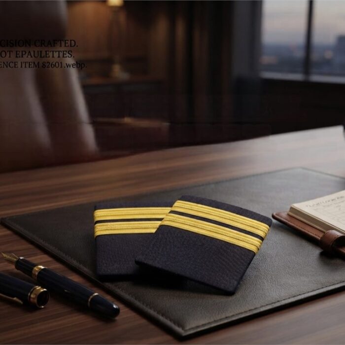 2 Golden Stripes Epaulettes