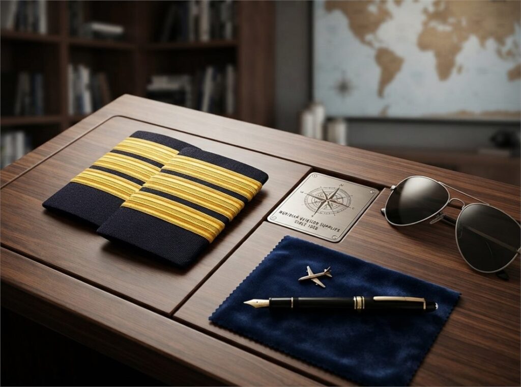 3 Golden Stripes Epaulettes