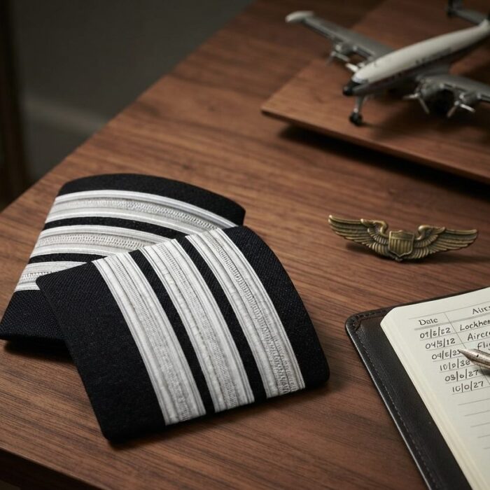 3 Silver Stripes Epaulettes
