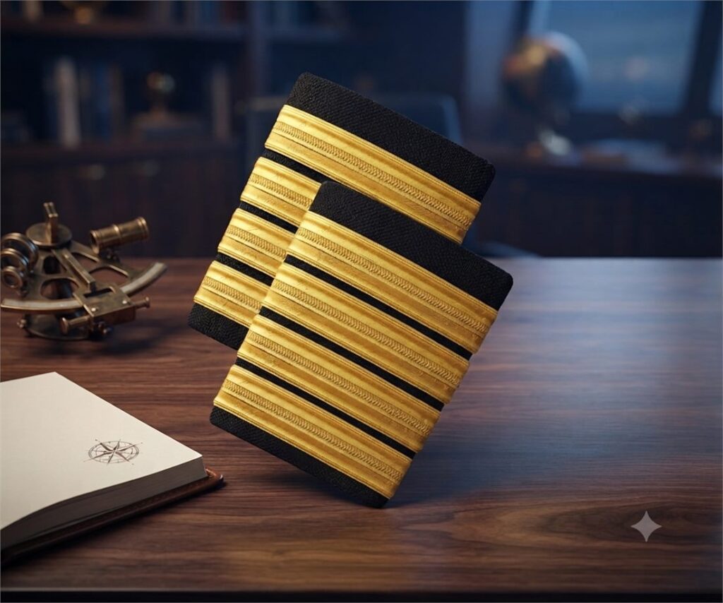 Gold epaulettes