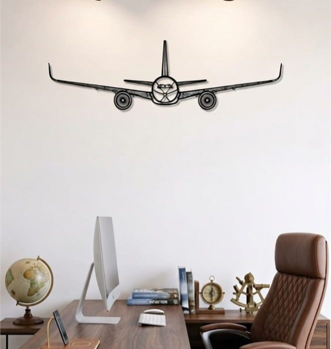 A350 Metal Wall Art Front View