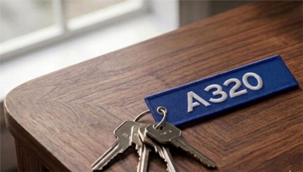 Airbus A320 Keyring