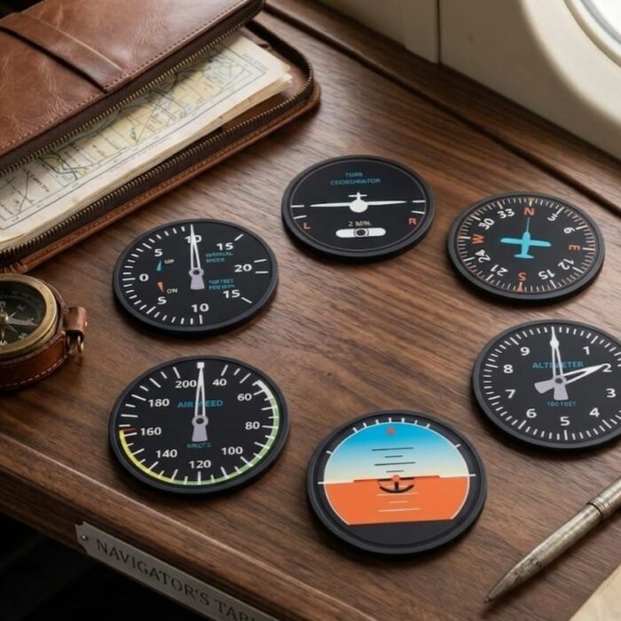 Aircraft Instruments Coasters