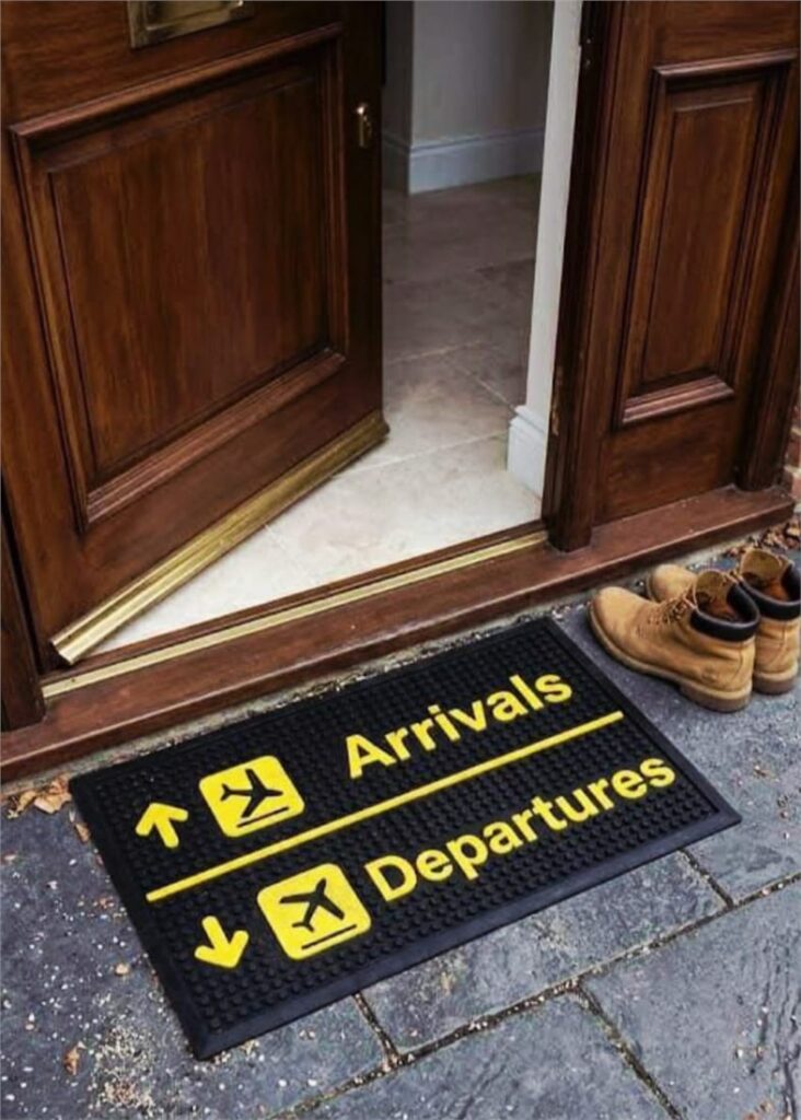 Arrival Departure Doormat
