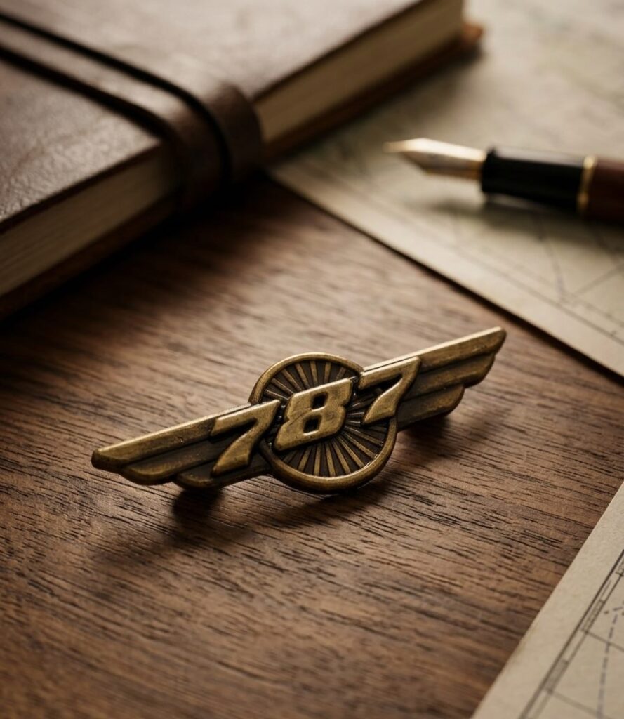 B787 Lapel Pin