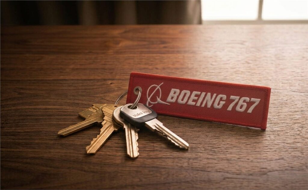 Boeing 767 Keyring