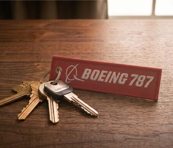 Boeing 787 Keyring