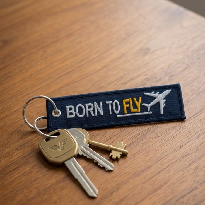 Born To Fly Keyring