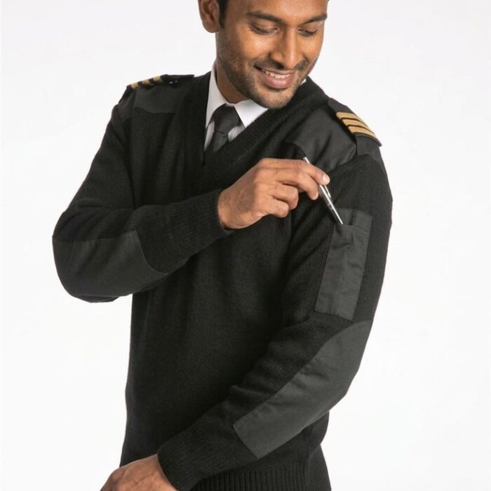 Full Sleeves Black Sweater