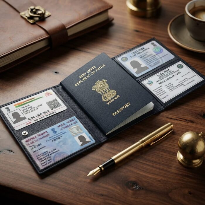 Passport, License And Credit Card Cover