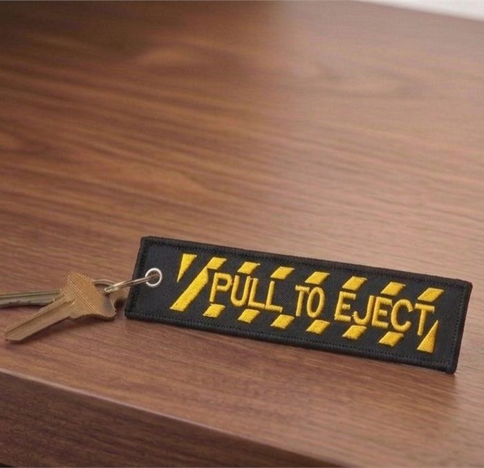 Pull To Eject Keyring